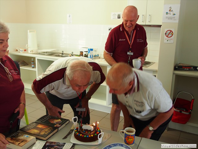 ...cake! Happy Birthday Rob & Steve...