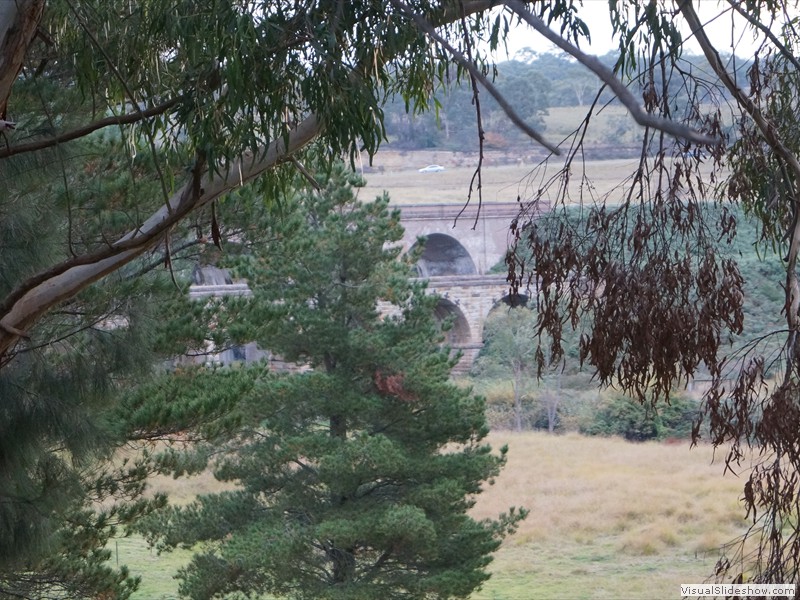 View from the caravan park