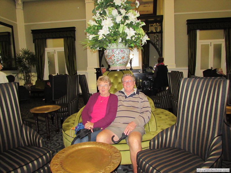 ...and comfort in the foyer