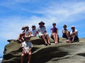 ...we braved the rocks...