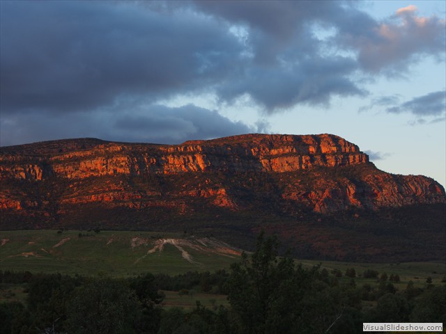 ...Rawnsley Bluff at sunset...