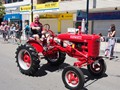 ...our John on his 1944 Farmall...