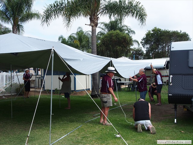 The marquee....