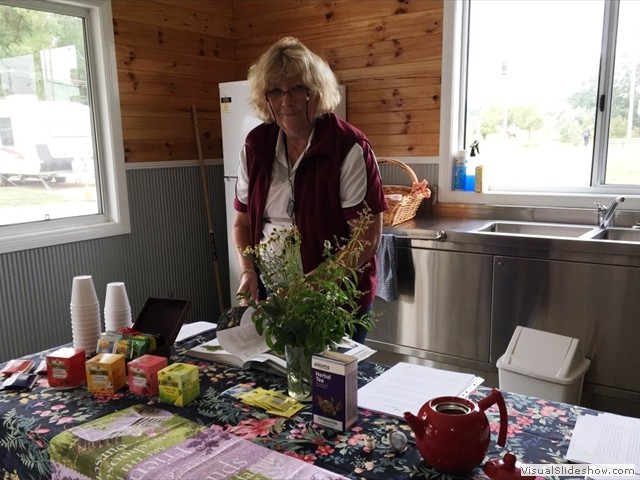 Ready for the herbal tea presentation...