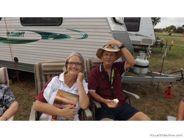 The rally hosts extraordinaire...