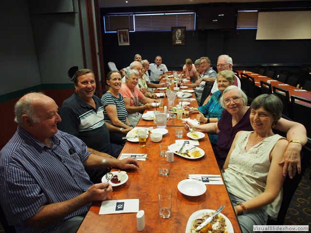 Lunch with past (and founding) members Belle & Jim