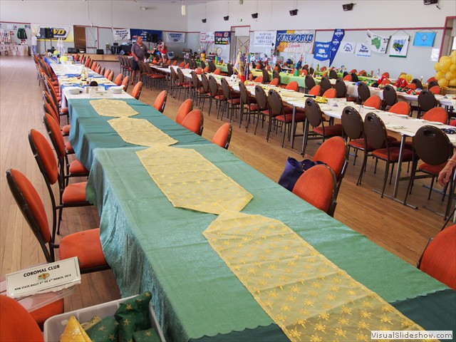 Table decorating: before