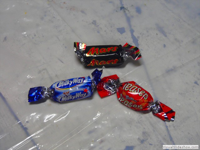 All that was left from first prize at the Trivia...