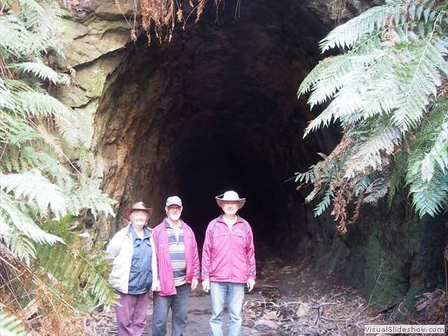 Entrance to the Glow Worm Tunnel...